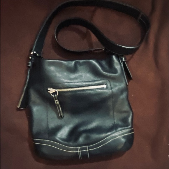 Vintage coach Legacy Soho Black Signature Cowhide Leather Crossbody Bag - Picture 1 of 11